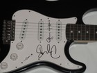 DAVID COVERDALE & GLENN HUGHES SIGNED ELECTRIC GUITAR DEEP PURPLE JSA COA 1 — photo 2