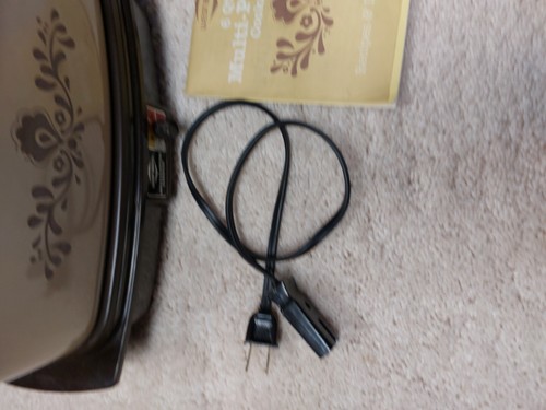 West Bend Slow Cooker 5275 NonStick Crock Pot Variable Heat 6 QT W-Booklet - Picture 3 of 13