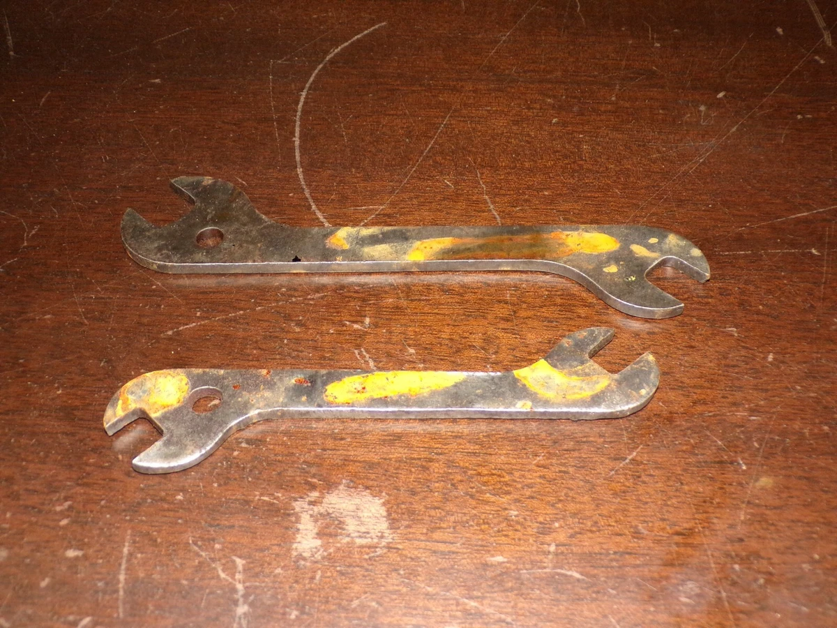 Ancienne Grande Clé à Molette Mécanicien - Outillage Bricolage Vintage - 45 Cm