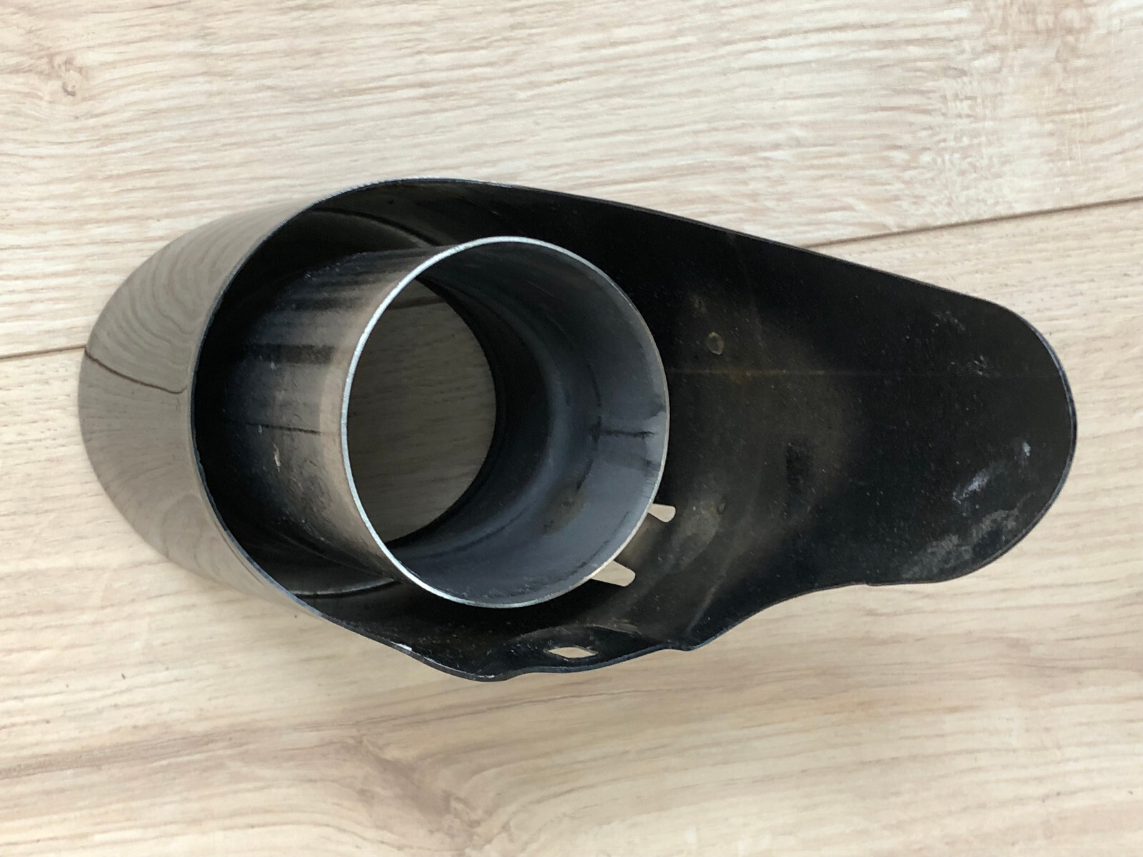 Auspuffblende Edelstahl Rund - Universell Für 41-50mm Endrohre