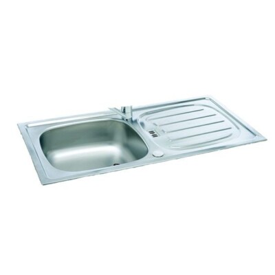 Carron Phoenix Euroset 100 Plus 1 Becken Edelstahl Küchenspüle - 101.0439.1