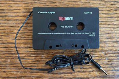 Gigaware Car Audio Cassette Adapter for MP3 Player, iPod and iPhone Rarely Used