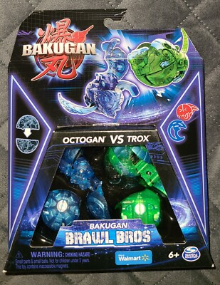 BAKUGAN Generation 3 BRAWL BROS Octagon Vs Trox Figures 2023 Exclusive