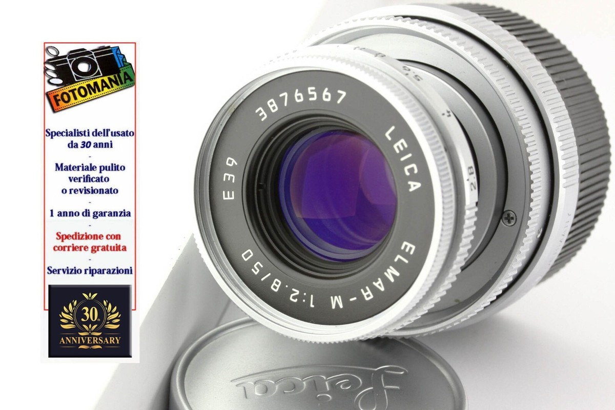 Leica Elmar - M 50Mm F/2.8 E39 Mint For Leica 6J Rare 12 Leica Elmar - M 50Mm F/2.8 E39 Mint For Leica 6J Rare 12