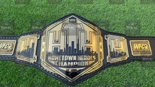 WFC Hometown Heroes Wrestling Championship Title Belt  Zinc Stacked Plated