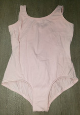 BODY WRAPPERS girls size 12/14 LIGHT PINK DANCE LEOTARD worn once NICE 