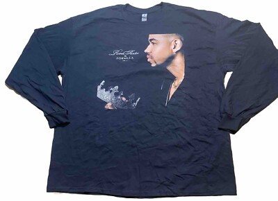 Romeo Santos 2XL Concert Long Sleeve Shirt XXL Formula Vol. 3 Bachata Republica