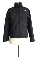 THE NORTH FACE POLYESTER BLACK GIRL'S ZIP POCKETS JACKET SIZE XL/TG