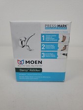 MOEN Darcy Double Robe Hook with Press and Mark in Chrome MY1503CH