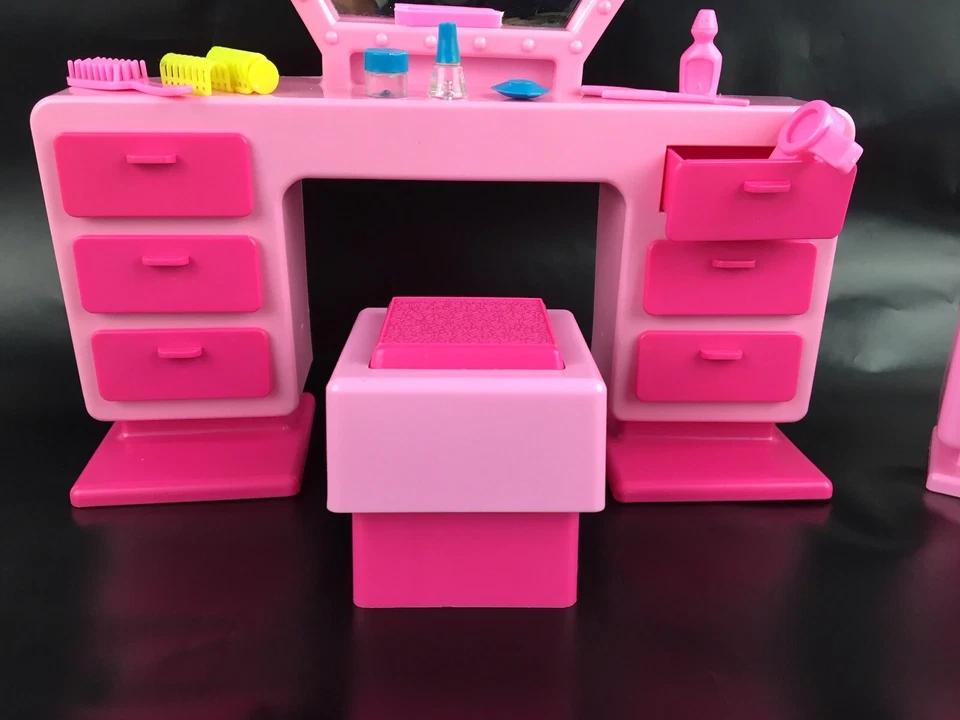 Juego de tocador Barbie y los rockeros solo tocador Arco años 80 Foto 3 de 4