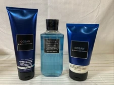 Bath & Body Works Ocean For Men Collection Body Wash 2-in-1 Body Scrub Lotion