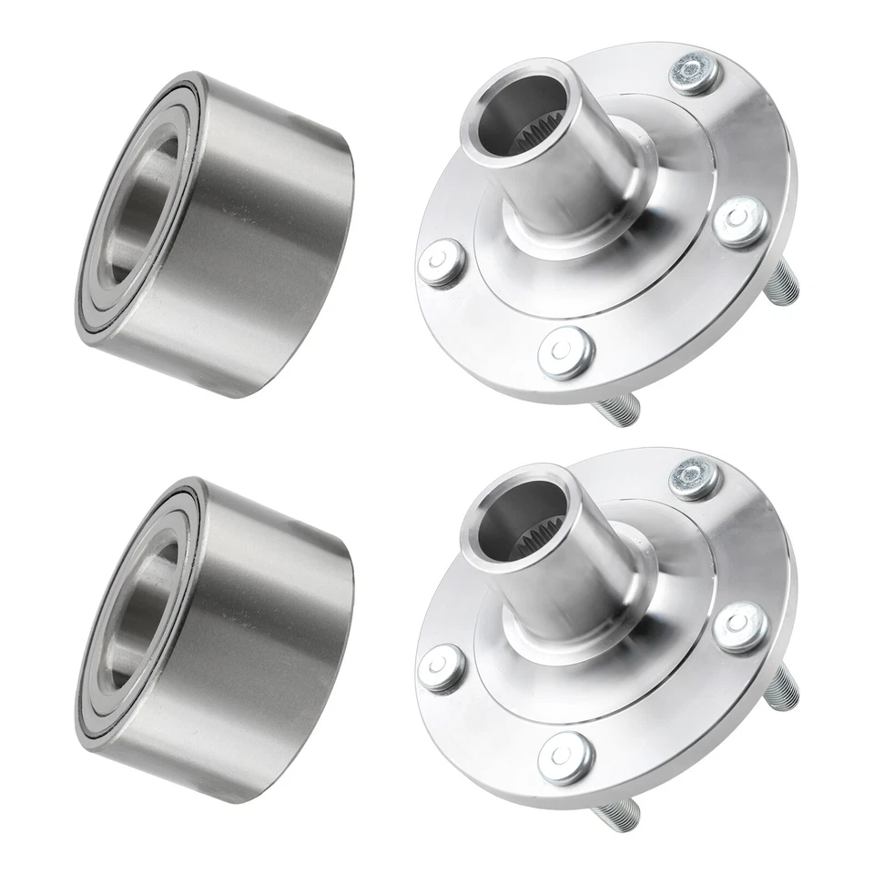 Par (2) Conjunto de buje y cojinete de rueda delantera para Mazda 5 2006-2010 con ABS Foto 4 de 4