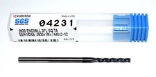 3/32" (.0938")  CARBIDE END MILL 3 FLUTE LONG  ALTiN - KYOCERA SGS 04231