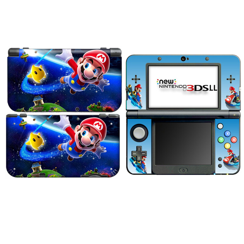3ds Cover Sticker 100 Fly Super Mario Vinyl Decal Sticker Case For Nintendo New 3DS XL LL ...