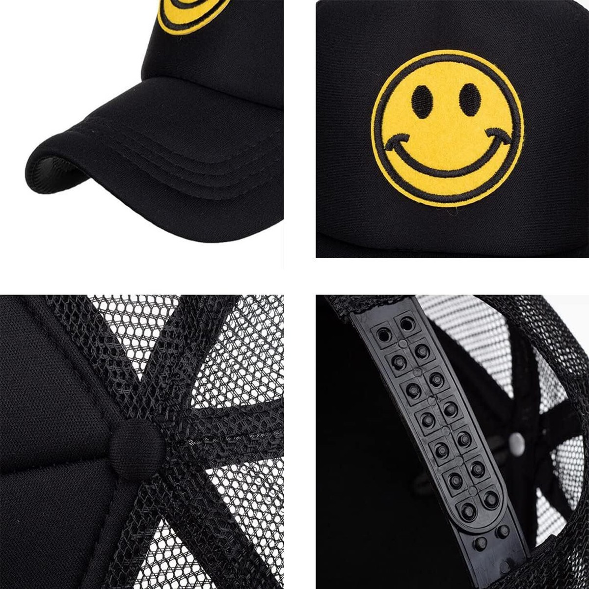 Unisex Luxury Baseball Cap Trucker Hat Snapback Ponycaps Adjustable Size Custom Hats,Fashion Ponytail Hat for Women Men Funny Messy  main image 2