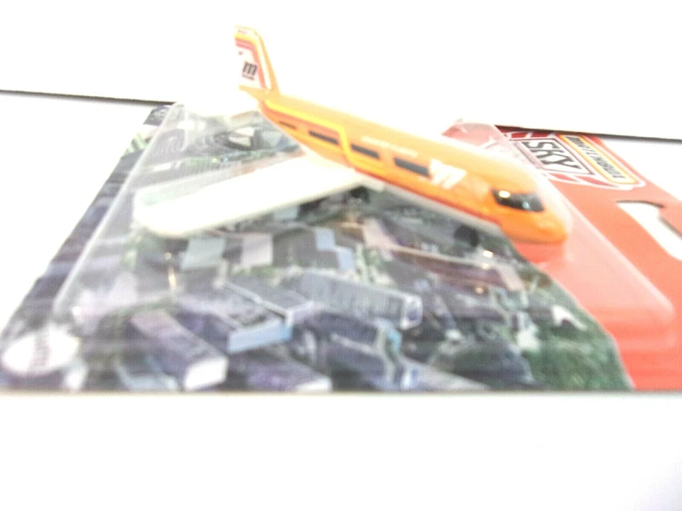 Mattel Matchbox MBX Boys Toy Private Jet Orange White Metal Sky Buster NEW - Image 4 of 4