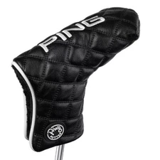 PING 2024 ANSER BLADE PUTTER HEADCOVER HEAD COVER - BLACK TEXTURED - BRAND NEW