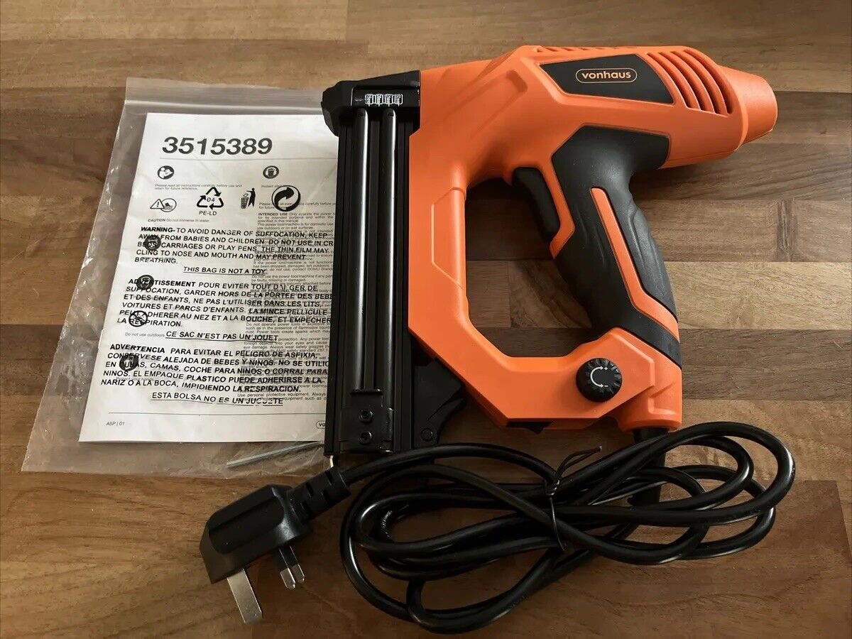 Amazon.com: NEU MASTER Nail Gun Battery Powered, 18 Gauge 2 in 1 Cordless  Brad Nailer/Staple Gun with 2.0Ah Li-ion Battery, 1000pcs Nails and 500pcs  Staples Included, for Home Improvement, Woodworking : Tools