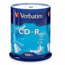 Verbatim CD-R 700MB 52X with Branded Surface - 100pk Spindle (94554)