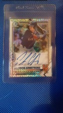 2021 Bowman - Mega Box Chrome Mojo Autographs Pete Crow-Armstrong #BMA-PC...