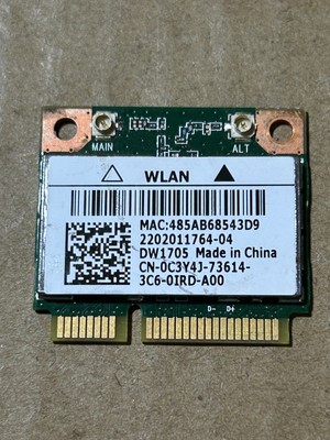 Used - Tested - Atheros QCWB335 - Bluetooth WiFi Card - 220201176-04 - DW1705