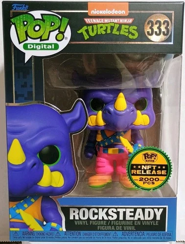 Funko POP! - Digital -Teenage Mutant Ninja Turtles -Rocksteady -#333 - L.E. 2000