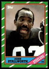 1986 Topps John Stallworth Pittsburgh Steelers #285