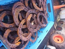 Horseshoes, old, horseshoes, joblot, sculpture, Wedding 