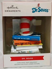  Hallmark 2025 DR SEUSS  Stack of Books Ornament 
