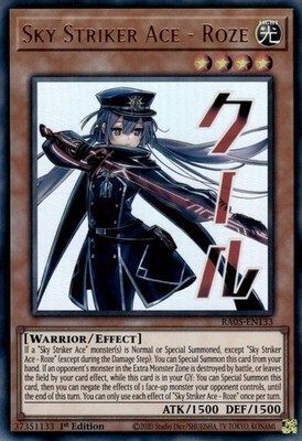 3x Sky Striker Ace - Roze Ultra Rare STAMPED RA05-EN133Rarity