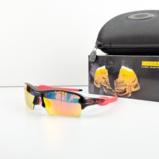 Oakley Flak 2.0 XL OO9271 Black Red Frame Prizm Ruby Sunglasses New w/ Box