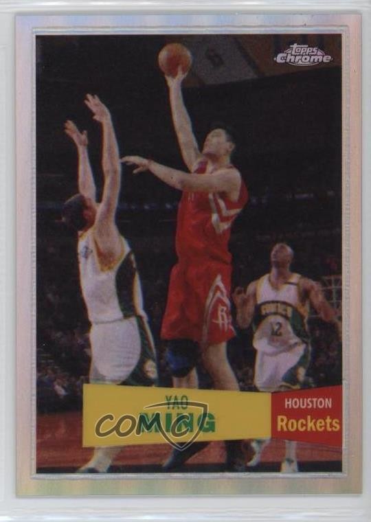 2007-08 Topps Chrome 1957-58 Variations Refractor 24/999 Yao Ming #11 HOF 0sm7