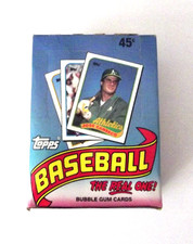 1989 Topps Baseball Wax Box 36 Factory Sealed Packs