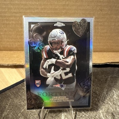 2025 Topps Chrome TreVeyon Henderson Rookie Refractor Fortune F15