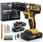 Sundpey Cordless Drill Set 21V - Power Electric Drill Driver with 2 Batteries