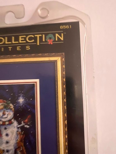 Mitternacht Schneemann gezählt Kreuzstich Kit von Dimensions Winter Urlaub Handwerk 5x7 - Bild 2 von 5