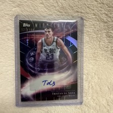 2025-26 Topps Midnight Autographs Tristan da Silva #SM-TS Twilight /199 RC AU