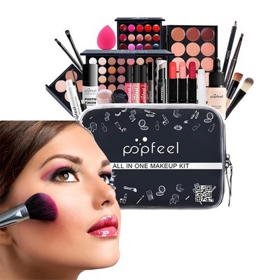 Make up set für frauen, Schminkset frauen, Schminkkoffer für mädchen, Schmink...