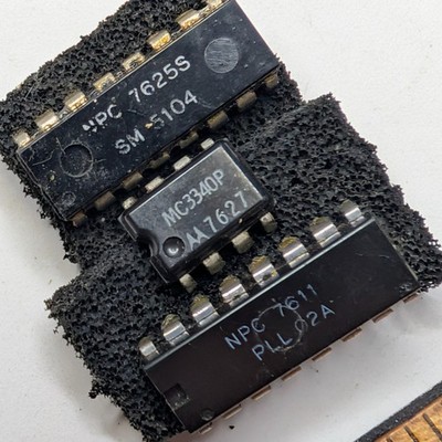 x3 LOT NPC PLL02A Phase Locked Loop MC3340P SM-5104 Integrated Circuit IC Chips