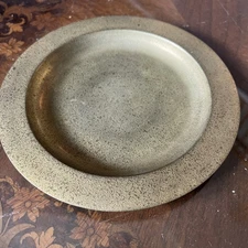 Antique Early 20c Tiffany Studios NY Plate 1749 Gold Dore Bronze USA