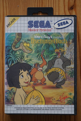 Sega Master System Spiel, Das Dschungelbuch, incl. OVP u. Anleitung