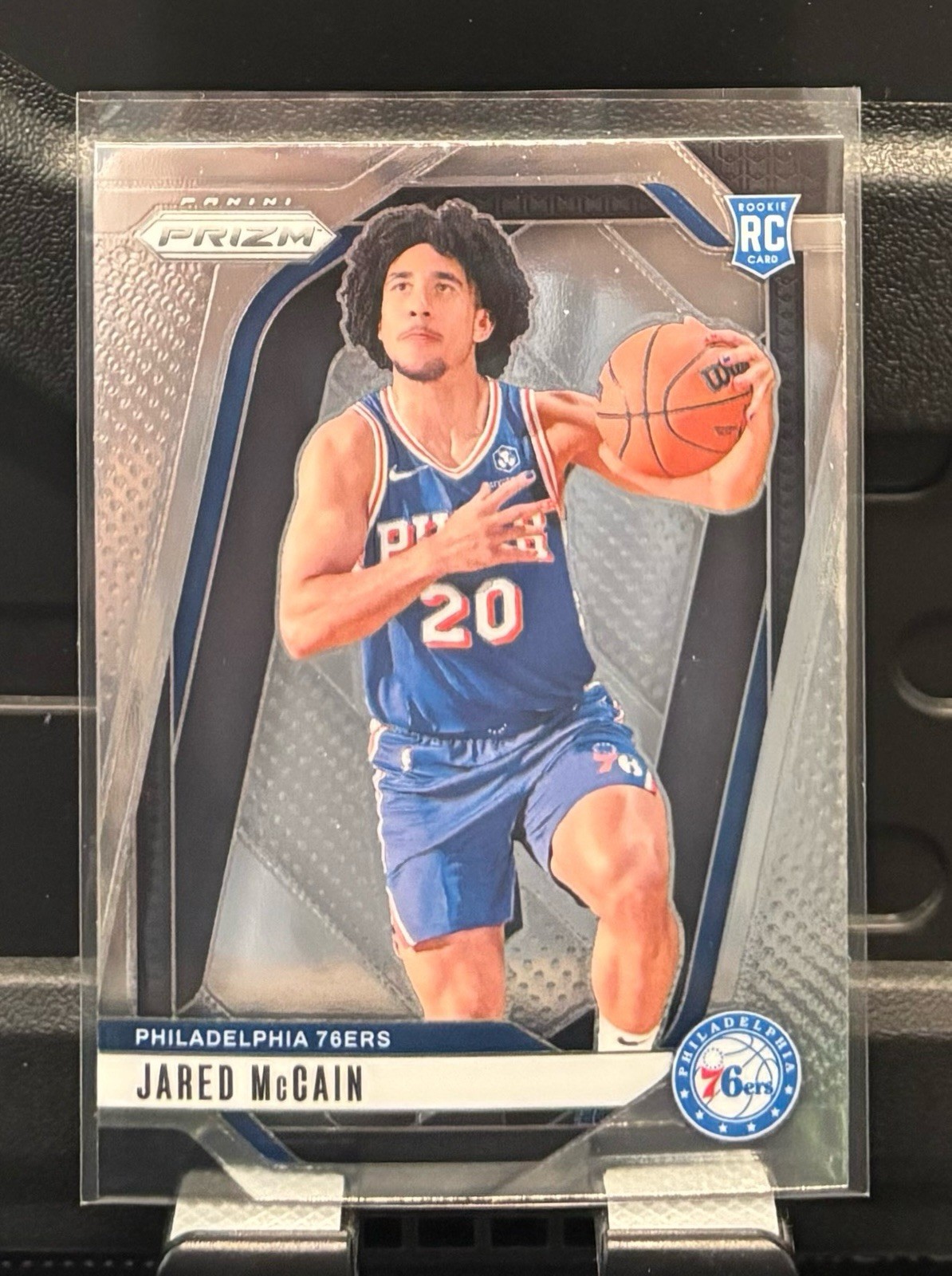 Jared McCAIN 2024-25 Panini Prizm Base RC #222 76ers