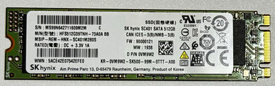 SK hynix SC401 512GB M.2 2280 SATA III 6Gb/s Internal SSD 0VM9W2