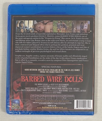 BARBED WIRE DOLLS (1976) (NEW Blu-Ray) FULL MOON JESS FRANCO