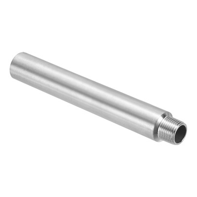 Edelstahl Rohrverschraubung 1/2'' NPT männlich zu 1/2'' NPT weiblich Gewinde 200mm