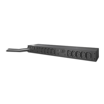 APC Basic Power Distribution Unit, 10 C13 Outlets, 1U Horizontal Rackmount, 30A