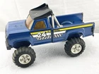 Vintage Tonka Toys Blue Lifted Dodge Pickup Original Paint 24 Racing Good Condtn