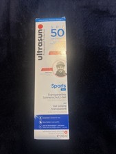 Ultrasun Sport SPF 50 Sunscreen Gel Very High Sun Protection 200ml Brand New