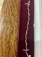 Journey Diamond 10K white gold bracelet 7”
