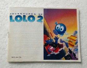 Videogame ADVENTURES OF LOLO 2 versione PAL A UK/ITA console Nintendo NES 8 bit